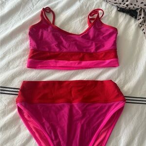 Beach Riot Vibrant Pink and Red Apparel